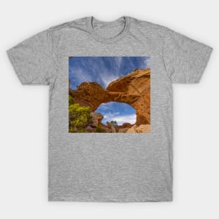 Looking Up Through Broken Arch, Utah T-Shirt